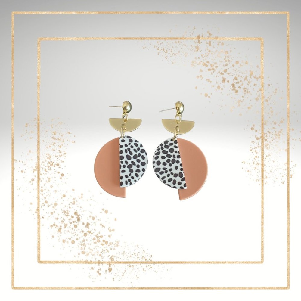 Spotted Hanging Earrings